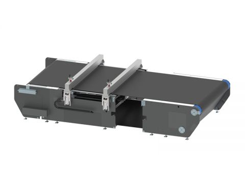 皮带夹紧循环送料